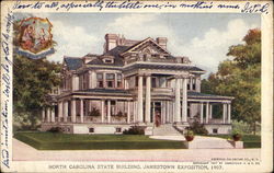 North Carolina State Building, Jamestown Exposition, 1907 Postcard