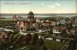 Northwest View from Ponce de Leon Towers St. Augustine, FL Postcard Postcard