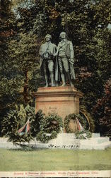 Goethe & Schiller Monument, Wade Park Cleveland, OH Postcard Postcard