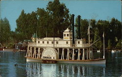 Steamboat Ride, Knott's Berry Farm & Ghost Town Postcard