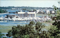 Cape Ann Marina Motor Inn Gloucester, MA Postcard Postcard