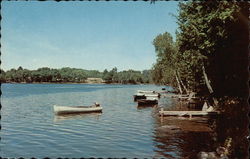 Great Lake from Crystal Spring Camps Belgrade Lakes, ME Postcard Postcard