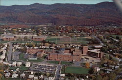 Cumberland Maryland's Memorial Hospital and Fort Hill High School Postcard