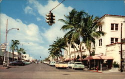 Atlantic Avenue, Looking West Postcard