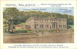 Hotel Majestic Tramore, Ireland Postcard Postcard