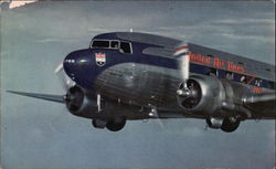 United Mainliners Aircraft Postcard Postcard