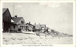 View of Cottages Looking North Moody Beach, ME Postcard Postcard