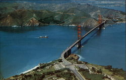 Golden Gate Bridge Postcard