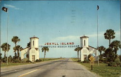 Jekyll Island - Year Round Beach Resort Georgia Postcard Postcard