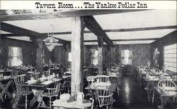 The Yankee Pedlar Inn - Tavern Room Holyoke, MA Postcard Postcard