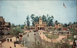 Main Street USA - Disneyland Anaheim, CA Postcard Postcard