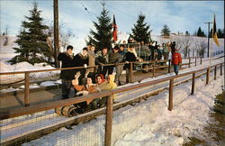 Grossinger's - Ride the Toboggan New York Postcard Postcard