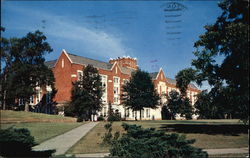 Jacksonville State College - Bibb Graves Hall, Administration Building Postcard