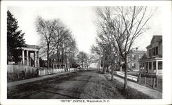 Fifth Avenue Warrenton, NC Postcard Postcard