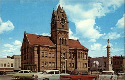 Anderson County Courthouse and Confederate Monument South Carolina Postcard Postcard