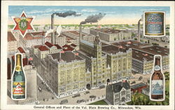 General Offices and Plant of the Val. Blatz Brewing Co Milwaukee, WI Postcard Postcard