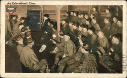 An Educational Class Men Postcard Postcard