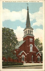 St. Francis De Sales Catholic Church Postcard