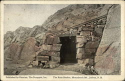 The Rain Shelter - Monadnock Mountain Jaffrey, NH Postcard Postcard