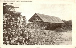 Pavilion on Indian Trail, Wachusett Mountain Massachusetts Postcard Postcard