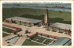 Forum of Founders, Sesqui-Centennial International Exposition Postcard