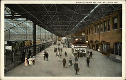 Midway, Union Station Postcard