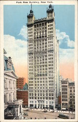 Park Row Building Postcard