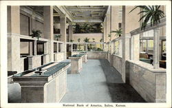 National Bank of America Salina, KS Postcard Postcard