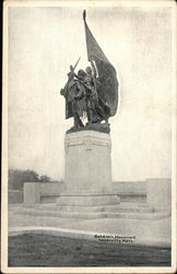 Soldiers' Monument Somerville, MA Postcard Postcard