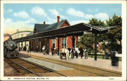 Penna R.R. Station Postcard