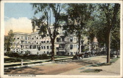 View of The Weldon Greenfield, MA Postcard Postcard