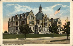 High School Fairhaven, MA Postcard Postcard