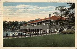 Boat House, Garfield House Chicago, IL Postcard Postcard