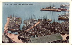 The Fishing Fleet Ketchikan, AK Postcard Postcard