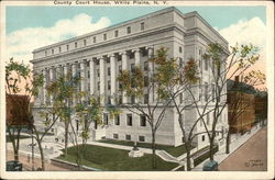 County Court House White Plains, NY Postcard Postcard