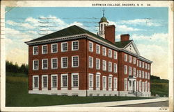 Hartwick College Oneonta, NY Postcard Postcard