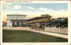 Lackawanna Station Elmira, NY Postcard Postcard