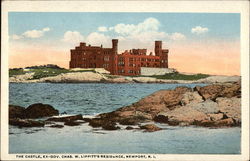 The Castle, Ex-Gov. Chas. W. Lippitt's Residence Postcard