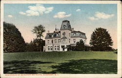 Residence of Senator Wetmore Newport, RI Postcard Postcard