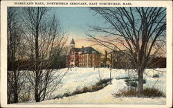 Marguand Hall, Northfield Seminary East Northfield, MA Postcard Postcard