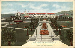 The Hotel at Beverly Hills - Midway Between Los Angeles and the Sea - Open Year Around California Postcard Postcard