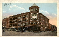 View of Avenue House St. Johnsbury, VT Postcard Postcard