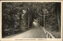 State Highway to White Mountains Postcard