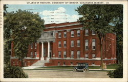 College of Medicine at the University of Vermont Postcard