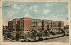 High School Wilmington, NC Postcard Postcard