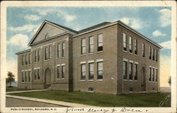 Public School Roxboro, NC Postcard Postcard