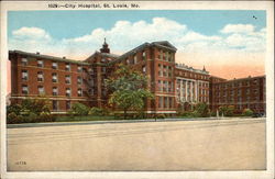 City Hospital St. Louis, MO Postcard Postcard