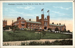 Washington University, Forest Park St. Louis, MO Postcard Postcard