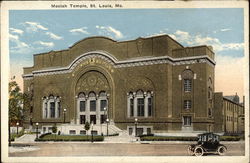 Moolah Temple, 3821 Lindell Bl Postcard