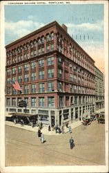 Congress Square Hotel Postcard